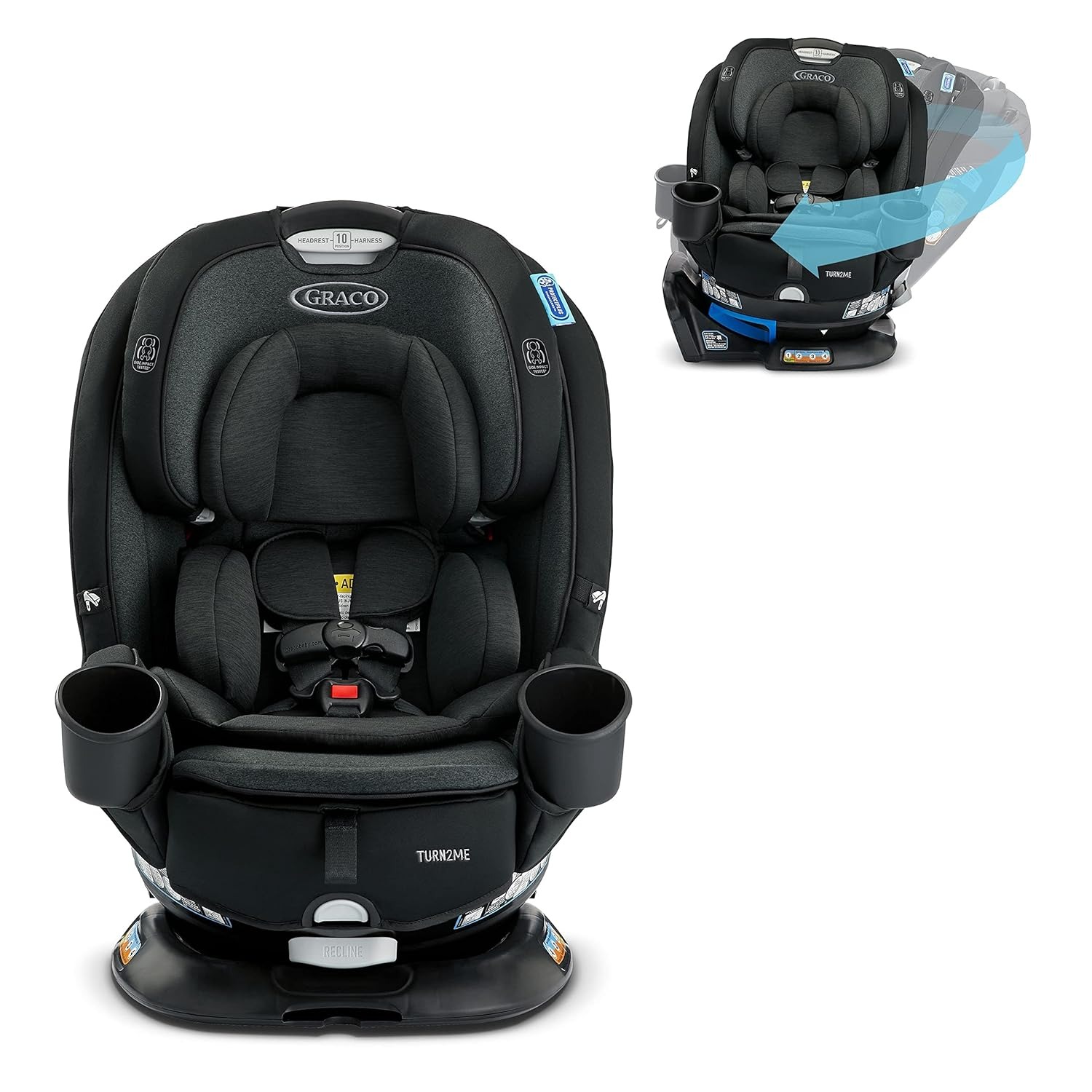 Graco Convertible Car Seat 3-in-1, Rotating, Cambridge - Turn2Me