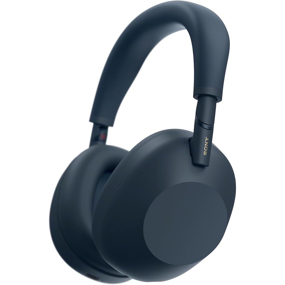 Sony WH-1000XM6 Wireless Noise Canceling Over-Ear Headphones, Midnight Blue - WH-1000XM6