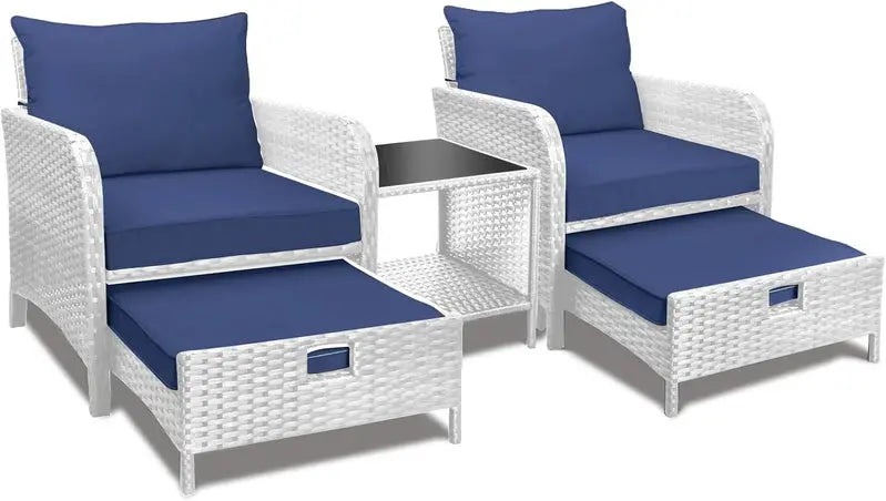 Leveleve 5-Piece Balcony Patio Conversation Set