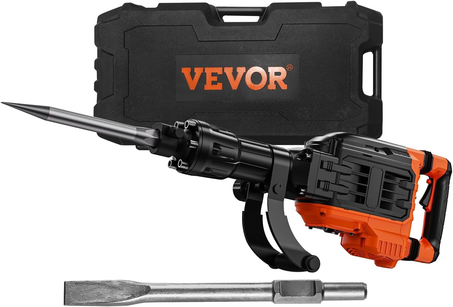 Electric Demolition Hammer 3500 Watts 110 V 13 Amps Yellow