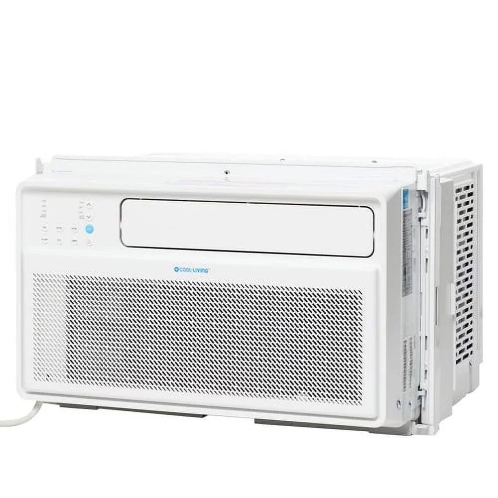 Cool-Living 8,000 BTU Window Air Conditioner, 42dB, Digital Display And Remote, White