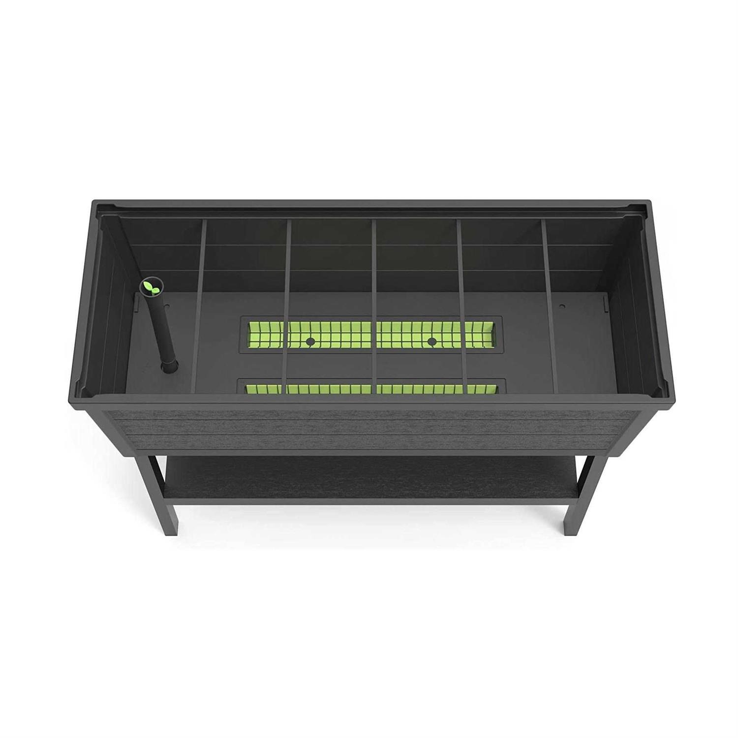 Keter Urban Bloomer Resin Elevated Planter Raised Garden Bed - 236157