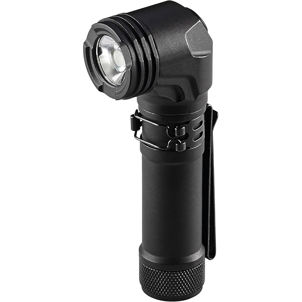 Streamlight ProTac 90X 1000-Lumen Right-Angle Multi-Fuel Tactical Flashlight, Black - 88095