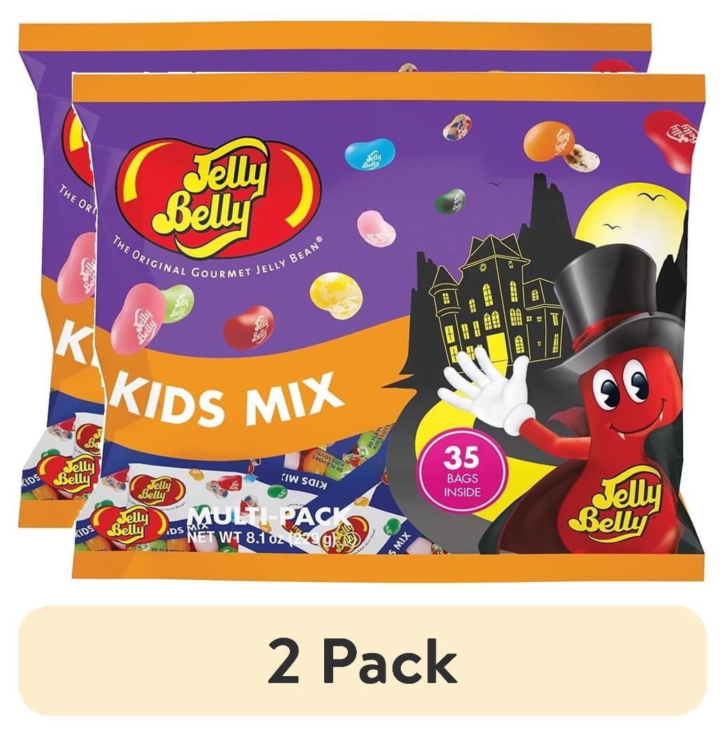 Jelly Belly Halloween Kids Mix 8.1 oz Fun Pack - 35-Count Pack of .35 oz Bags