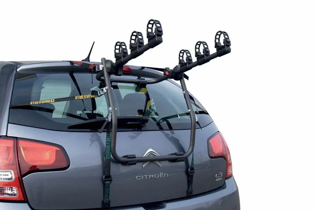 Menabo Trunk-Mounted 3-Bike Rack - Mistral