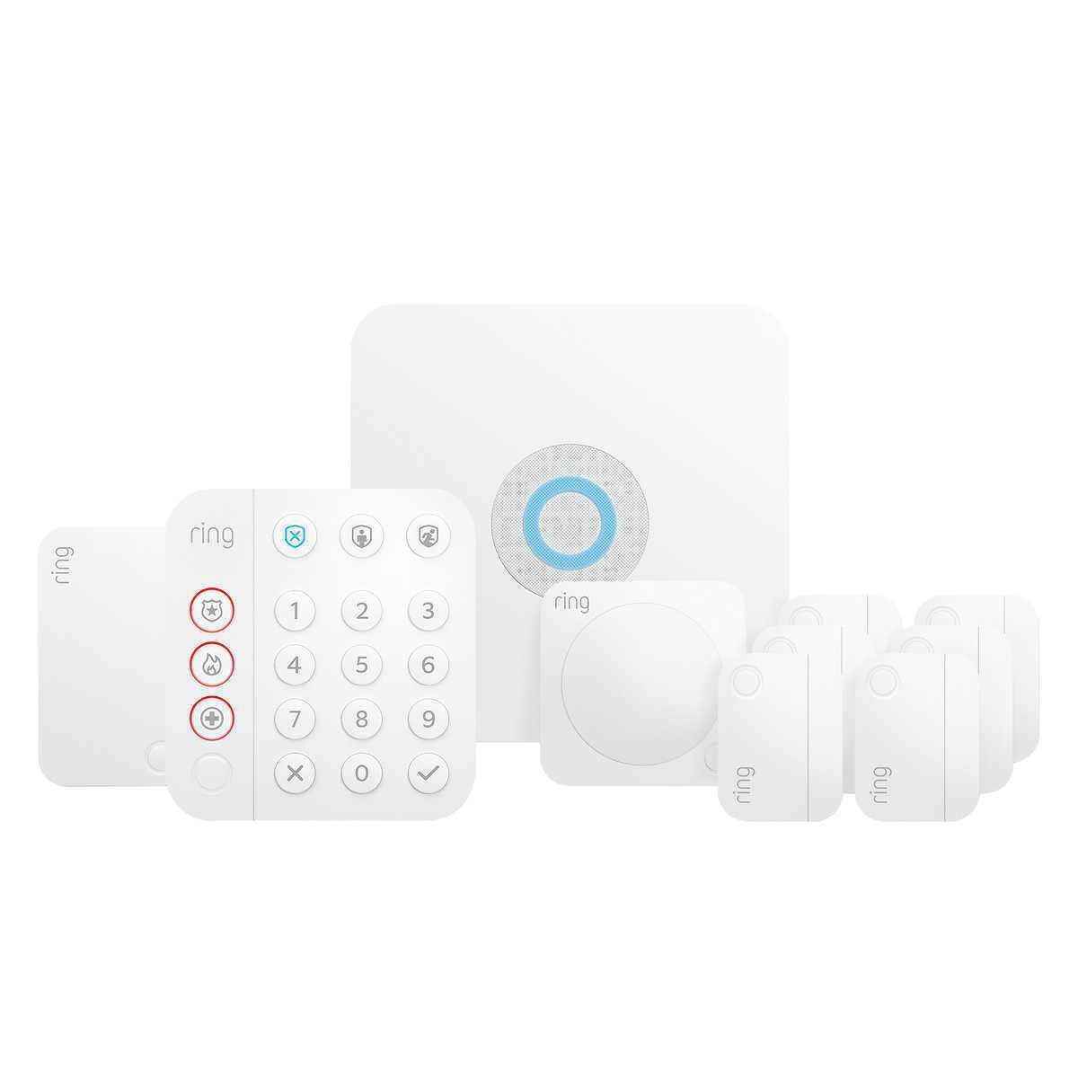 Ring Wireless Security Alarm Kit, 10-Piece