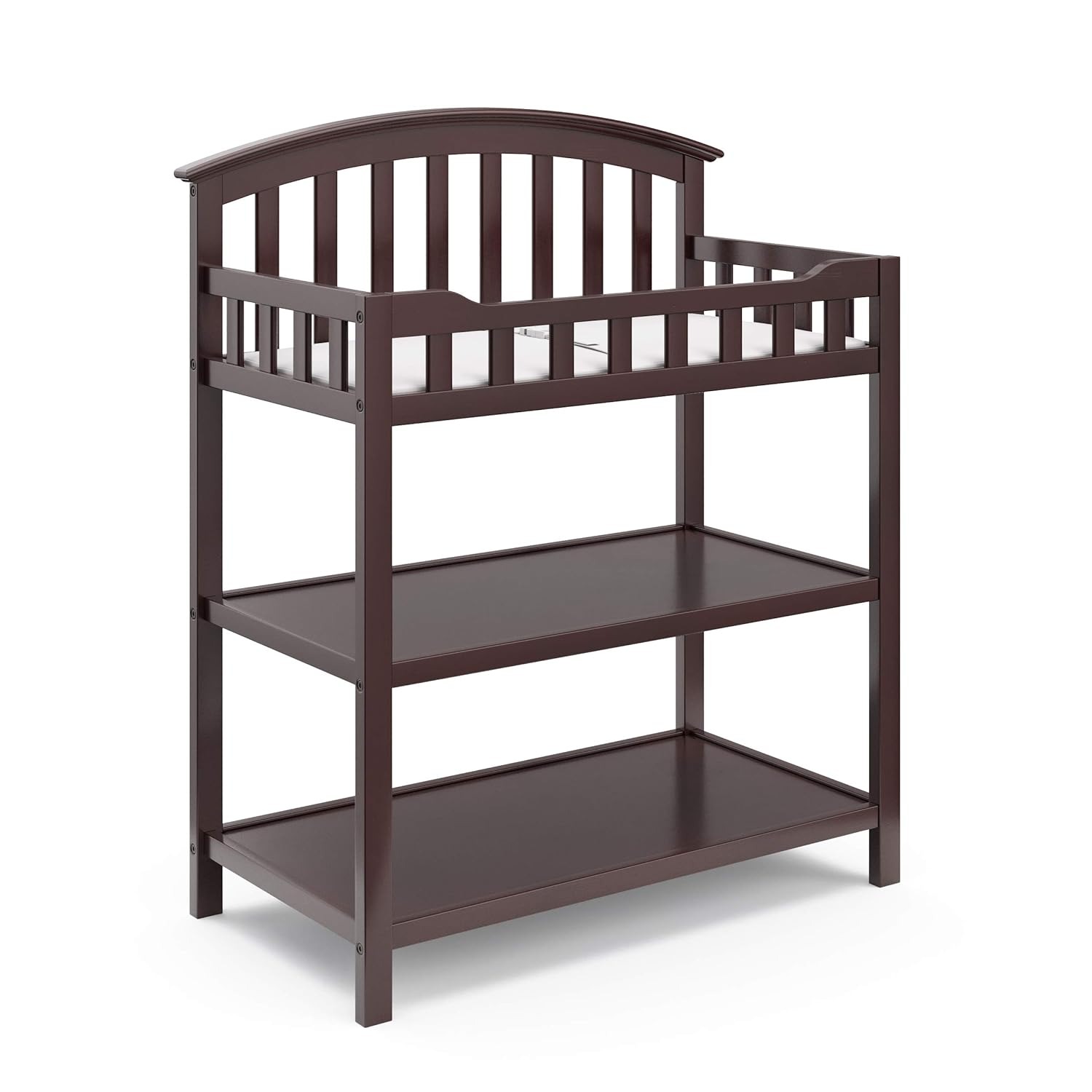 Graco Convertible Espresso Changing Table With Removable Pad