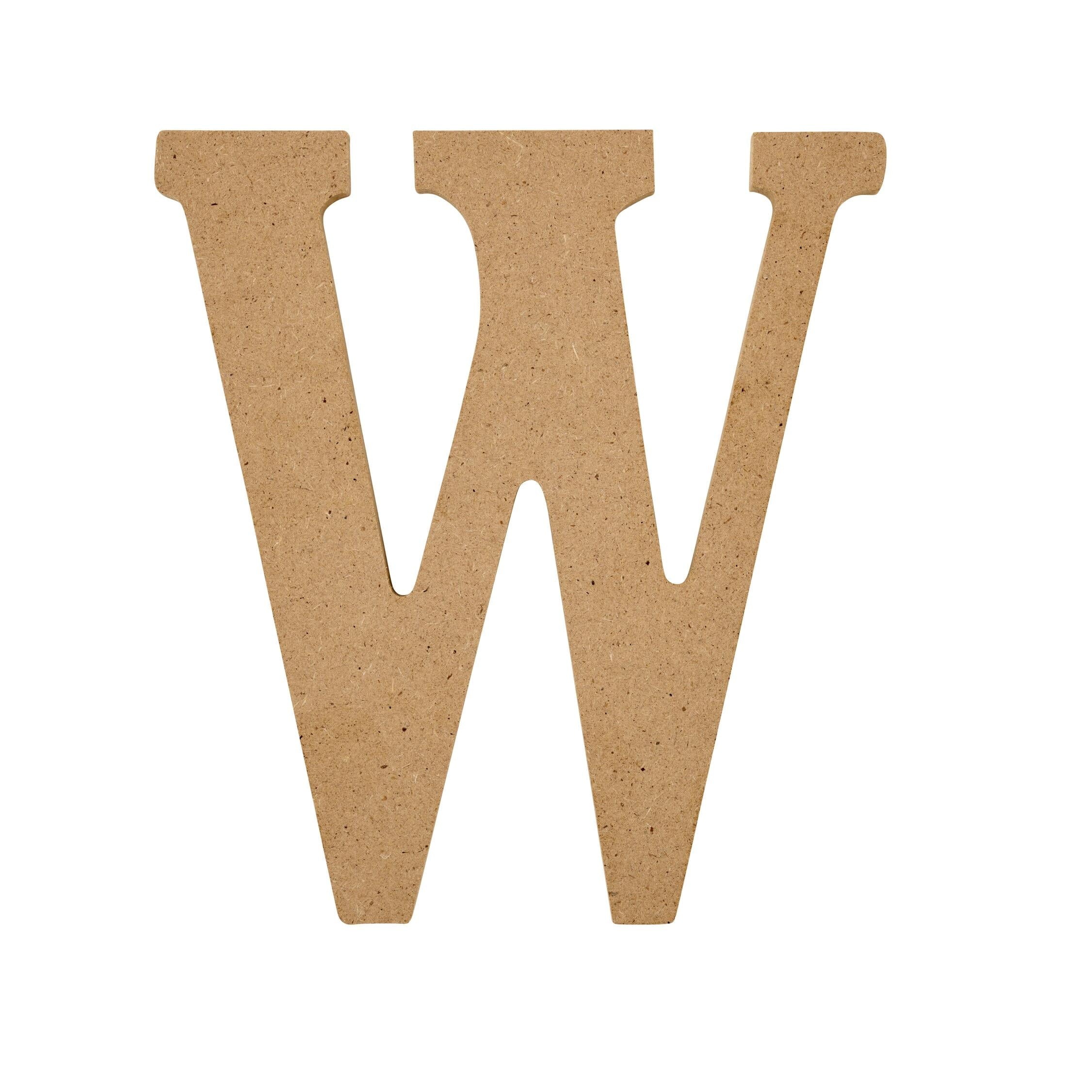 Plaid Unfinished Wood MDF 5" Letter for DIY Arts and Crafts