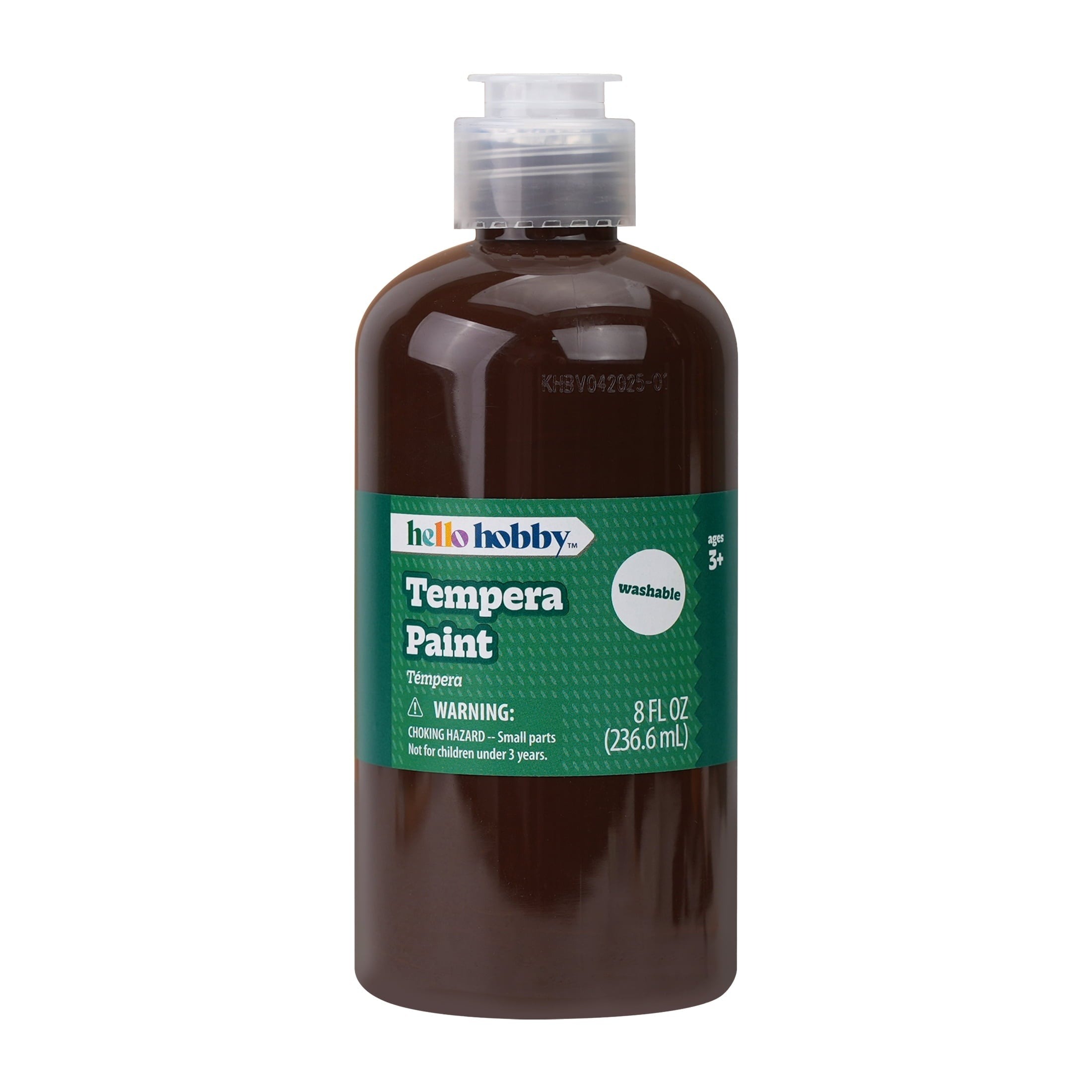Hello Hobby 8 fl oz White Tempera Paint, Washable Craft Paint for Kids, Teachers, and School Projects