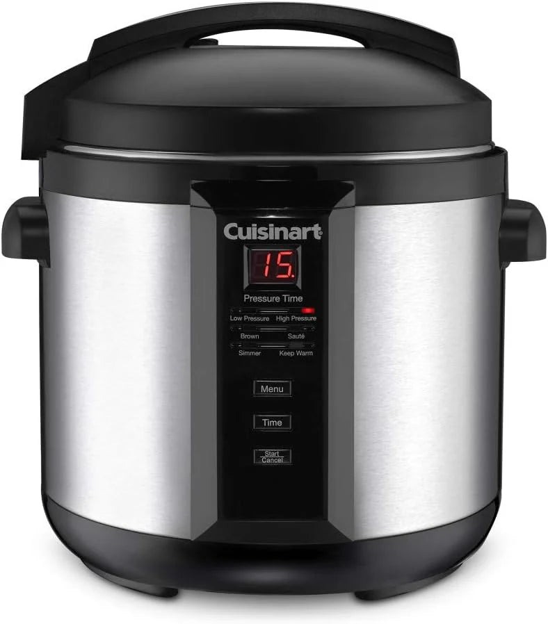 Cuisinart 6-Quart Electric Pressure Cooker, Stainless Steel, 1000 Watts - CPC-600N1