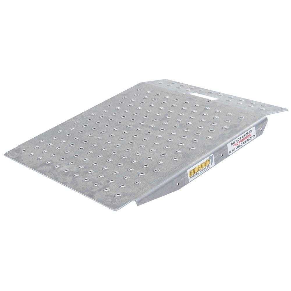 Guardian Shed Ramp, Punch Plate Surface, 29in L x 24in W x 2in H, 750 lbs - Sr-01-24-24-p-ts6