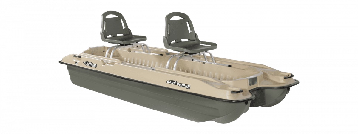 Pelican Bass Raider 10E 2-Person Fishing Boat - 10 ft