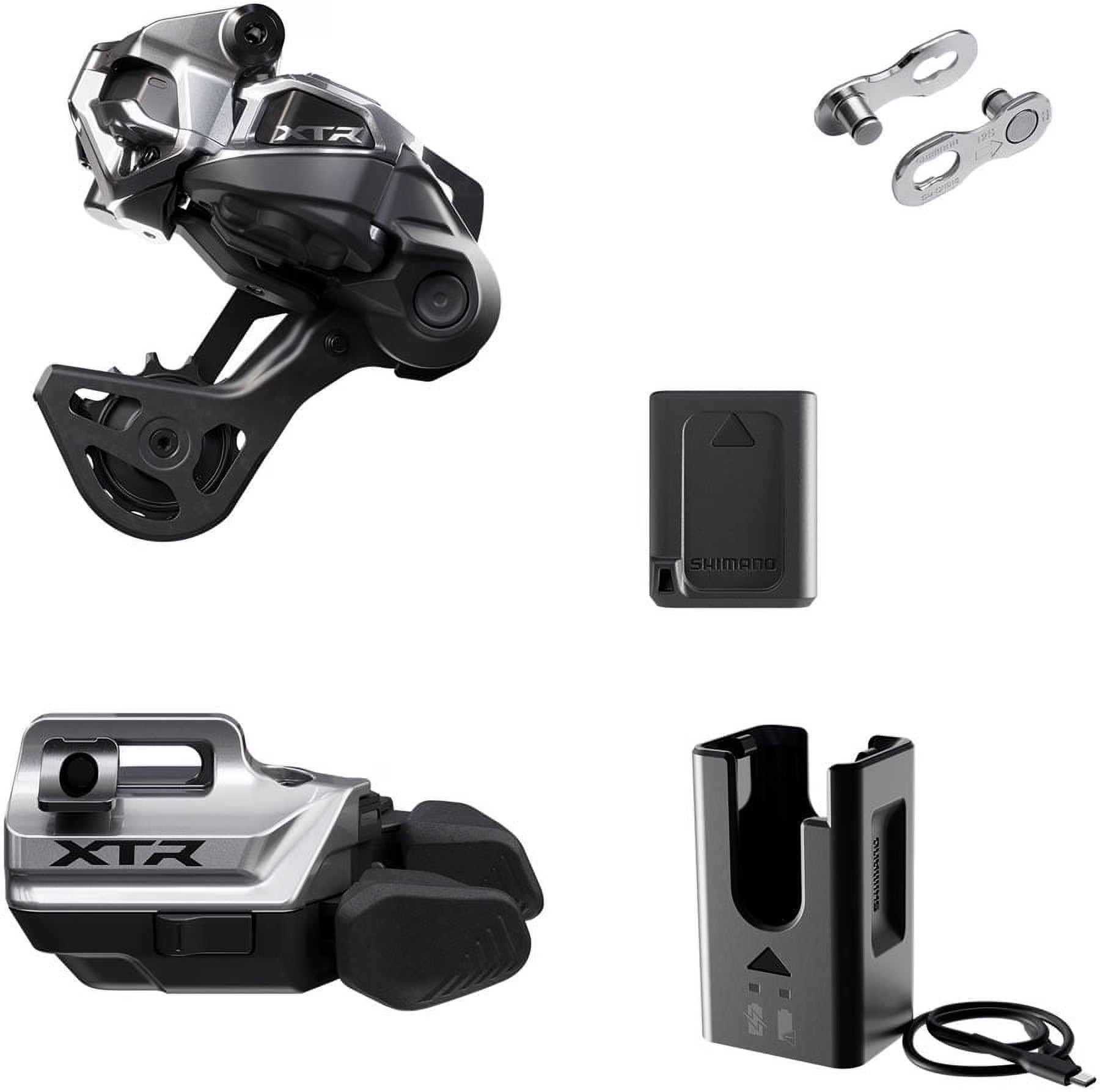 Shimano XTR Di2 Wireless 12-Speed Upgrade Kit With M9250-GS Rear Derailleur And M9250-IR I-SPEC EV Shifter - M9250