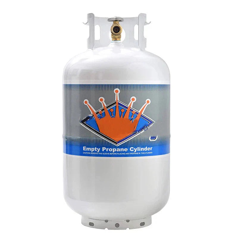 30lb Propane Tank With OPD Valve, White - YSN301a