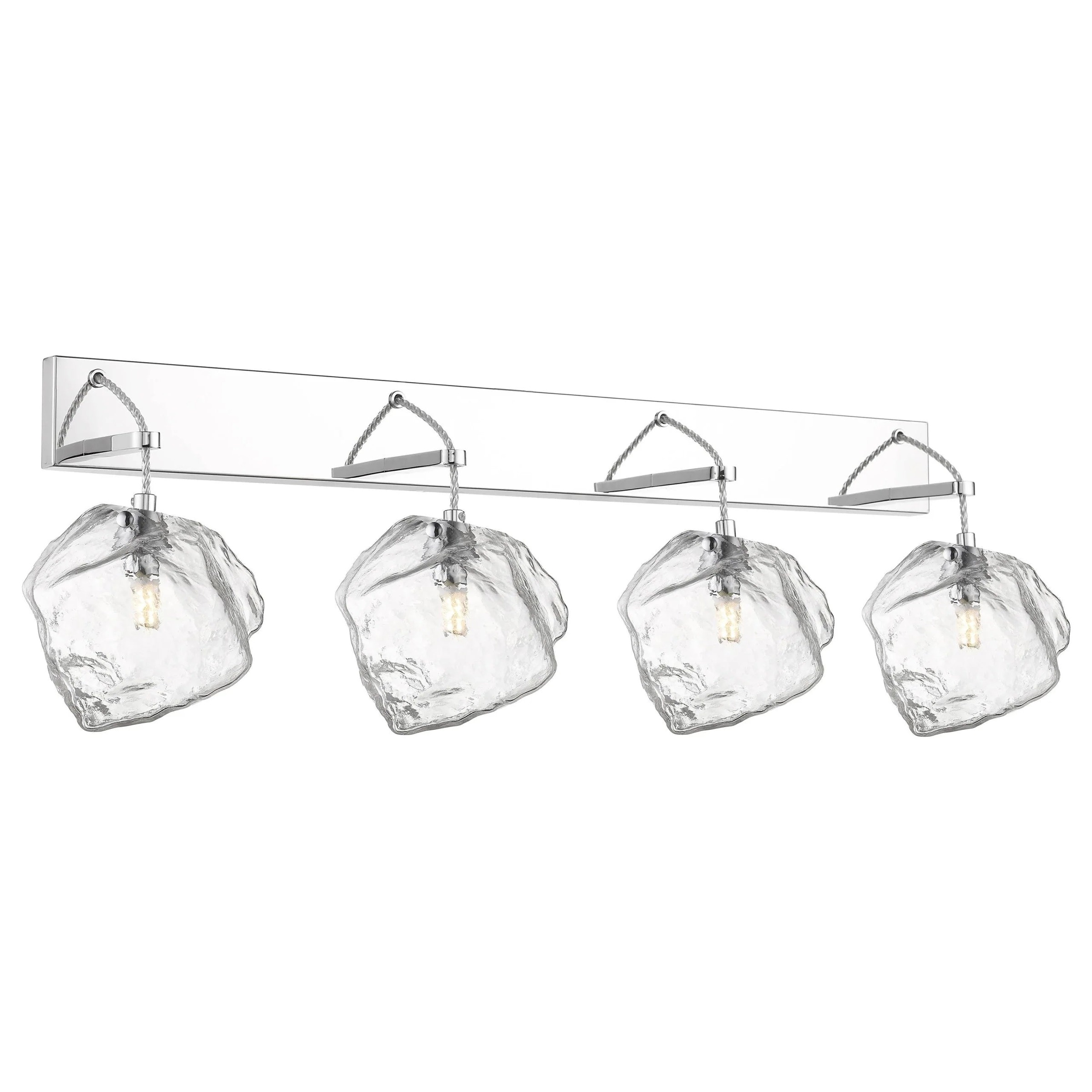 Access 4 Light Wall Vanity Light, Mirrored - 63131LED'sP-MSS/CLR