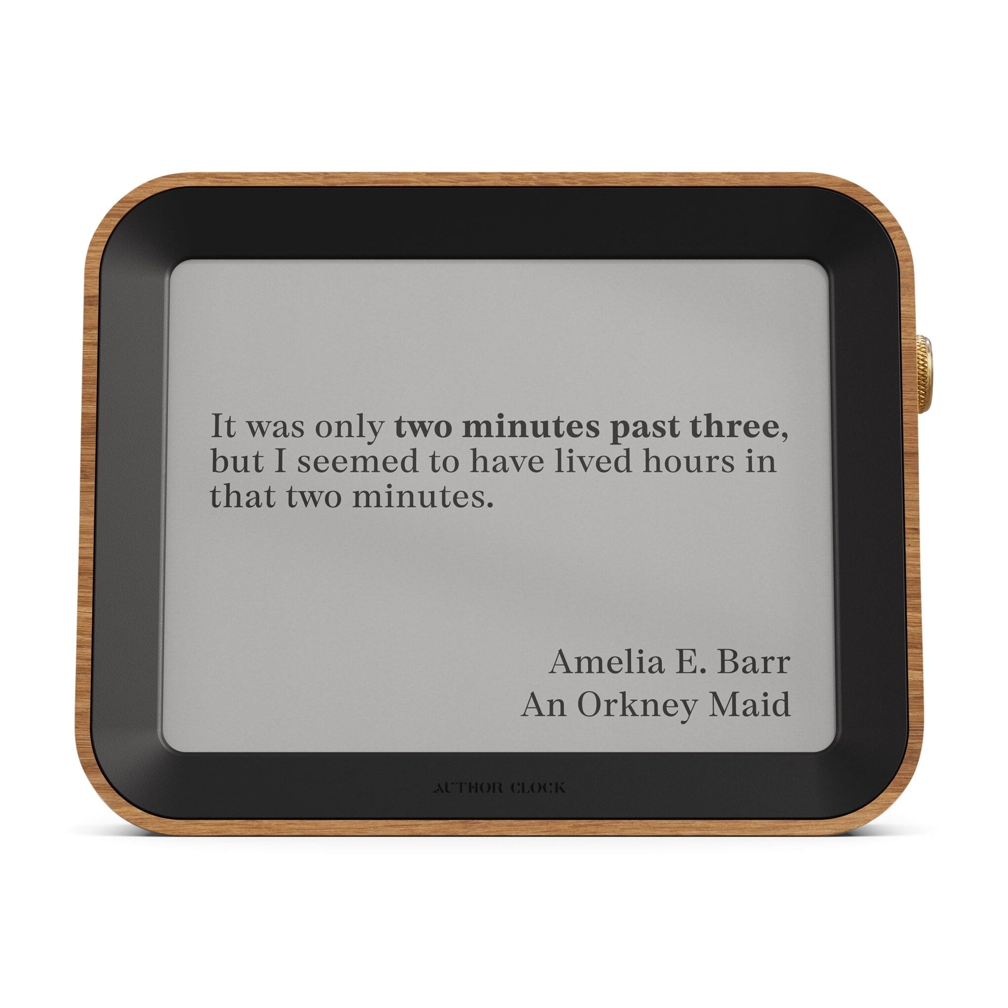 Author Clock Large