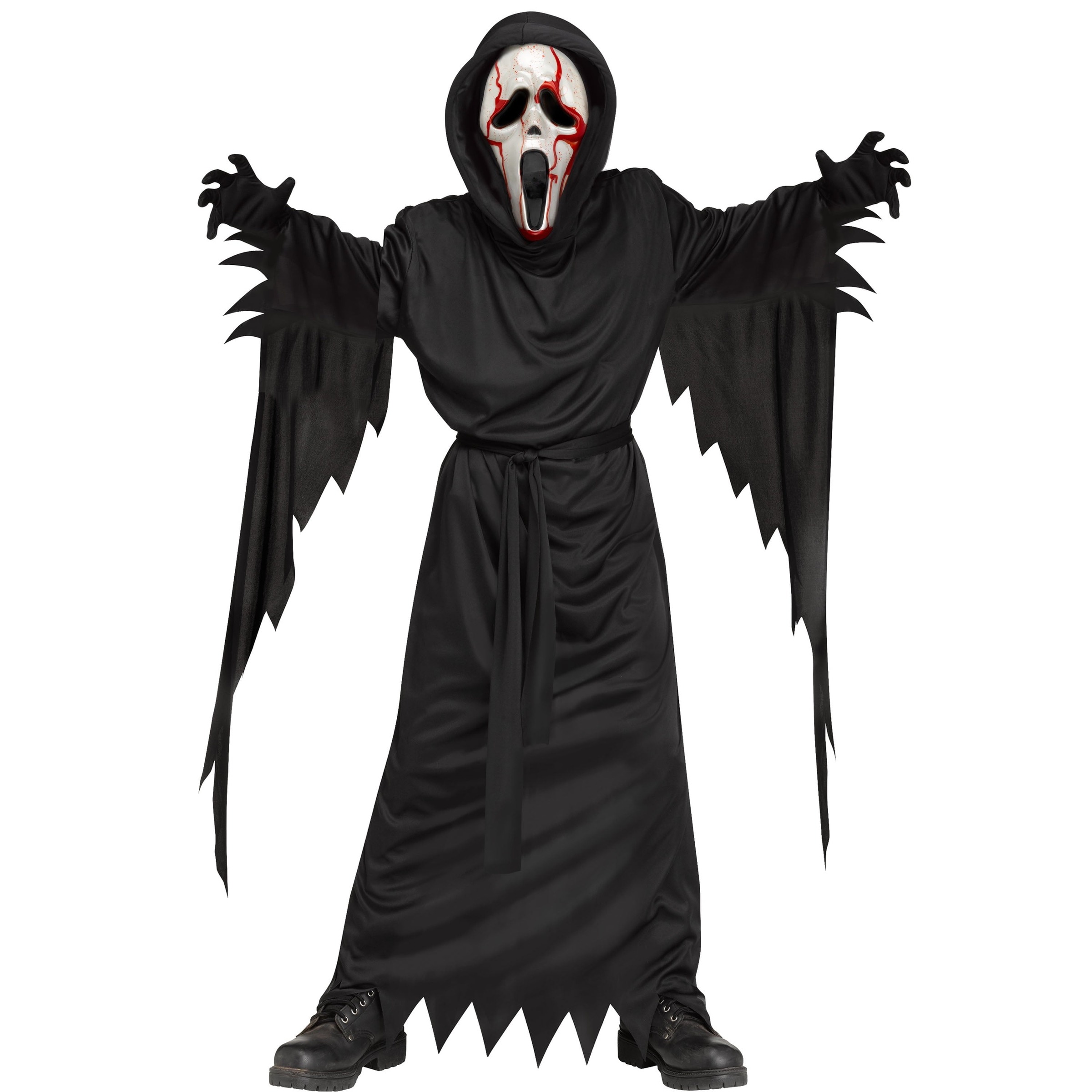 Officially Licensed Bleeding Ghost Face Halloween Costume for Children, by Fun World