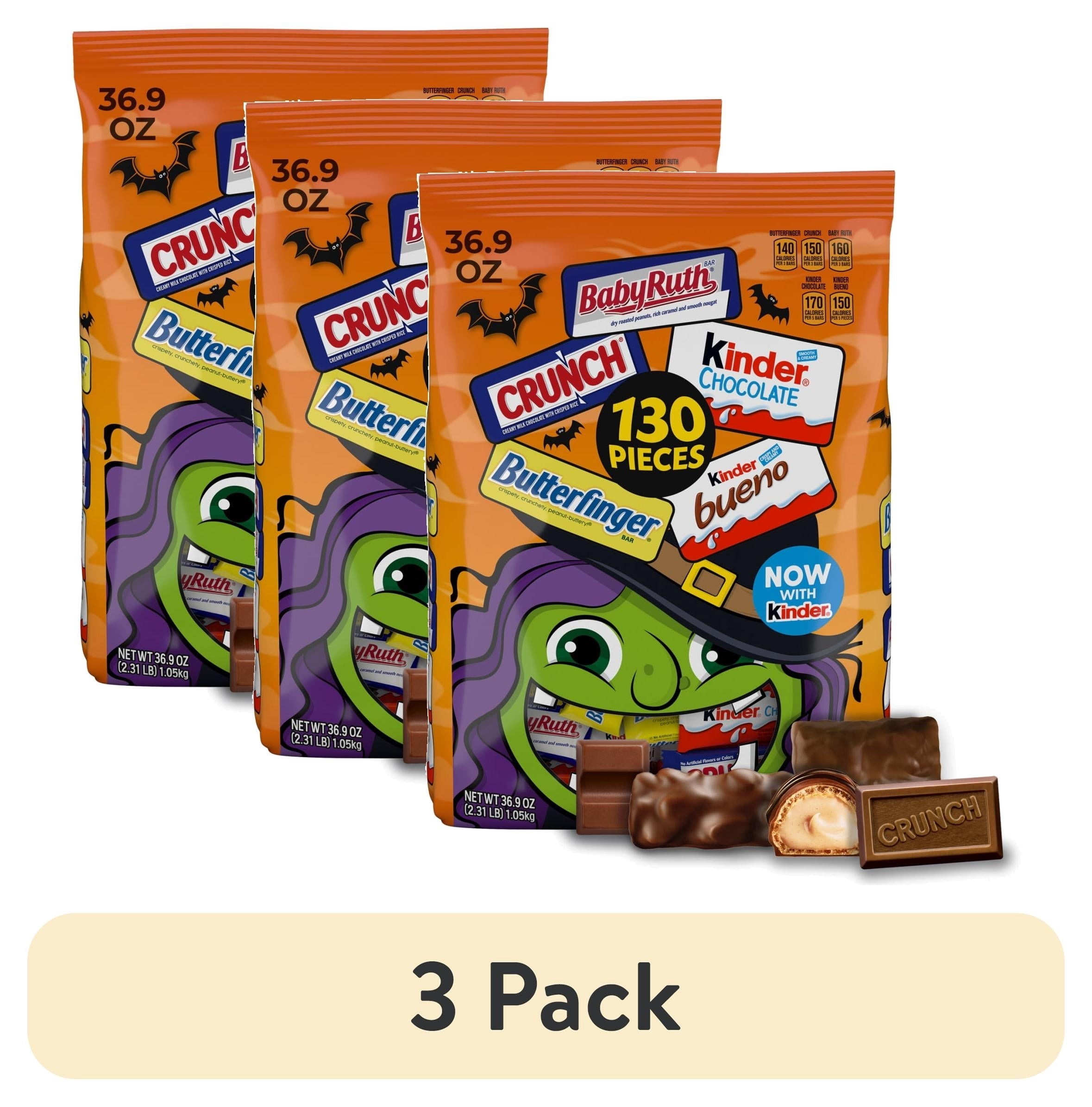 Butterfinger, CRUNCH, Baby Ruth & More Halloween Candy Chocolate-y, 36.9 oz