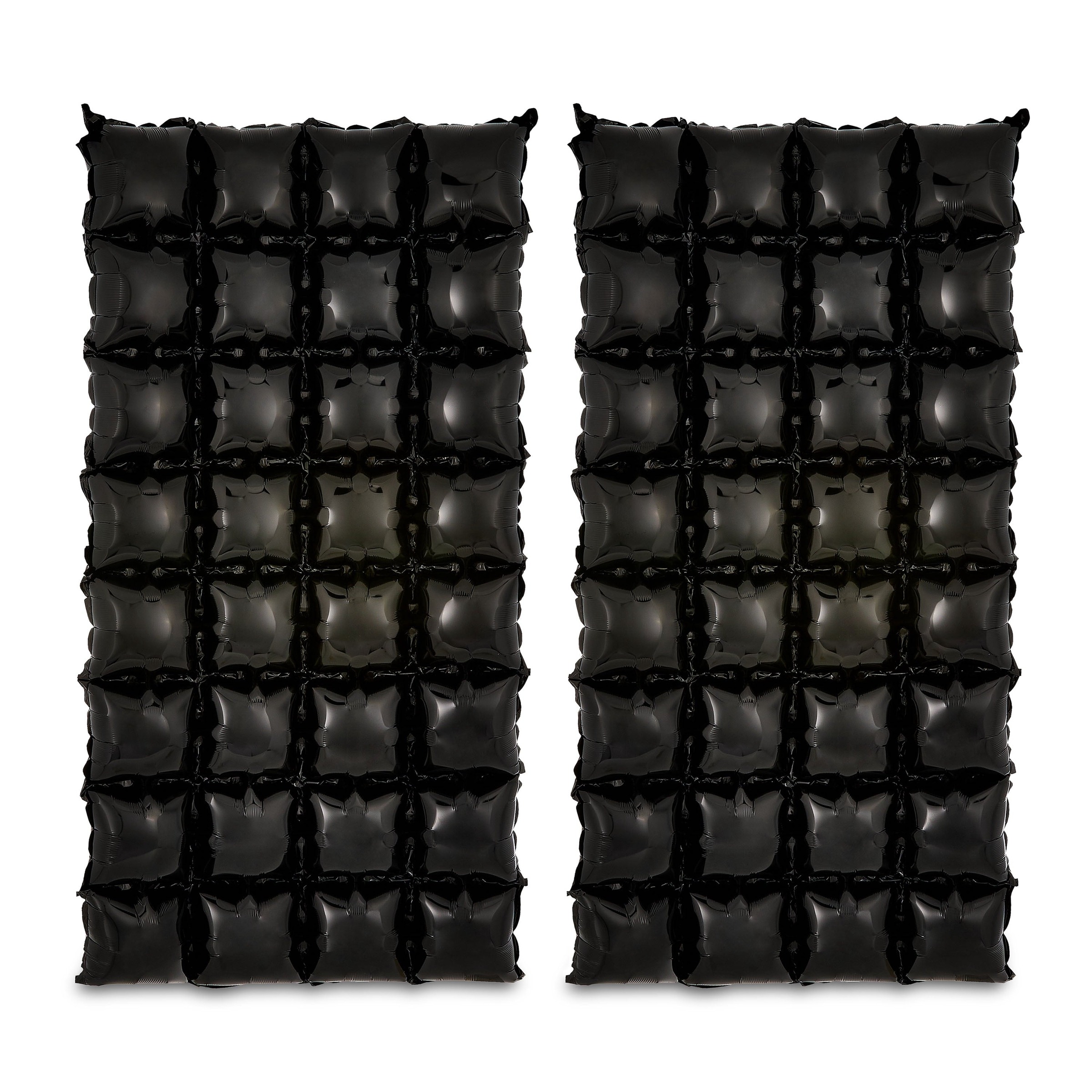 2 Count Foil Balloon Backdrops, Black, by Way To Celebrate
