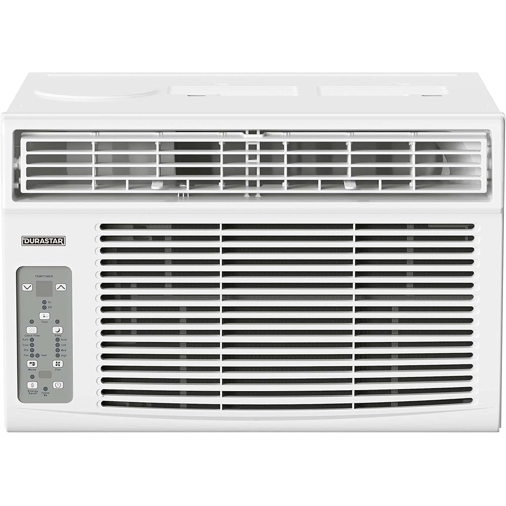 Durastar Window Air Conditioner With Heating, 12,000 BTU Cooling, 11,000 BTU Heat, 230V - DRWHC122XNA1
