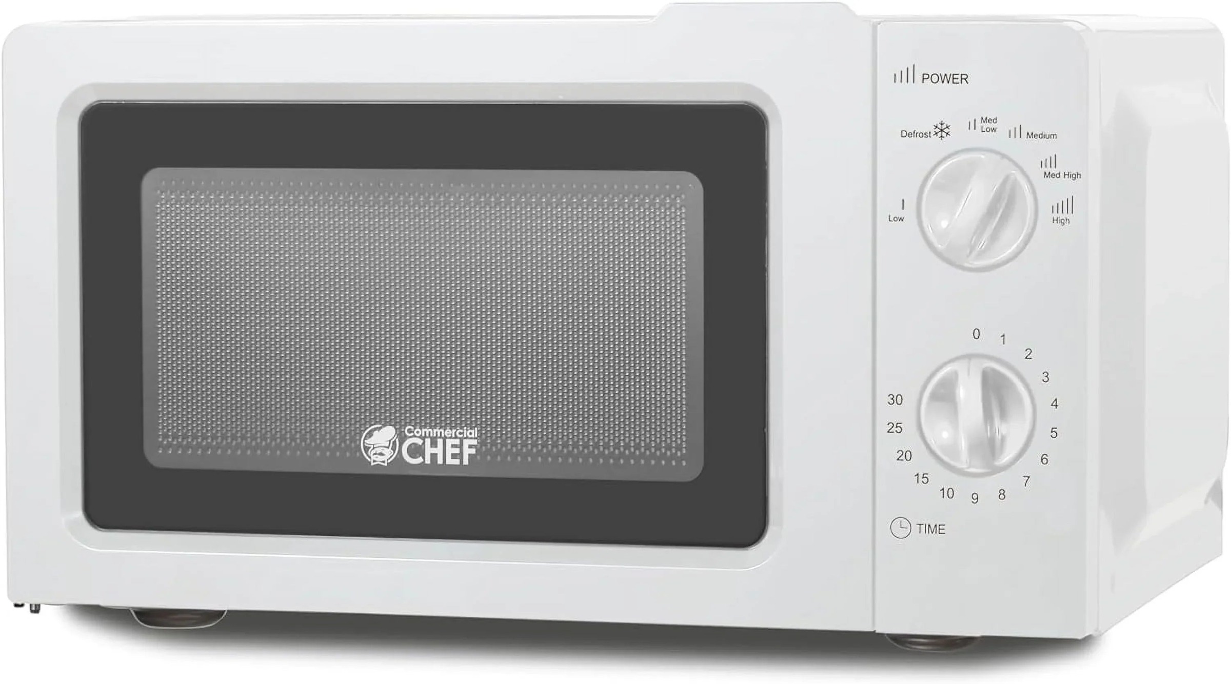 CHEF Countertop Microwave, 0.6 Cubic Foot, 600W, Black