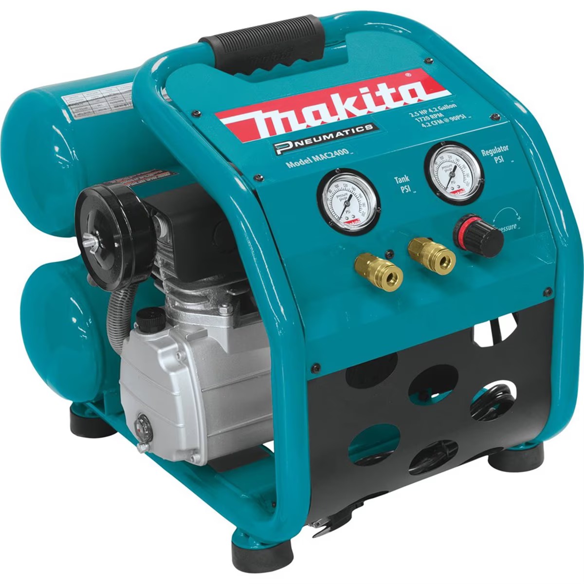 Makita 2.5 HP Big Bore Air Compressor - Twin Stack