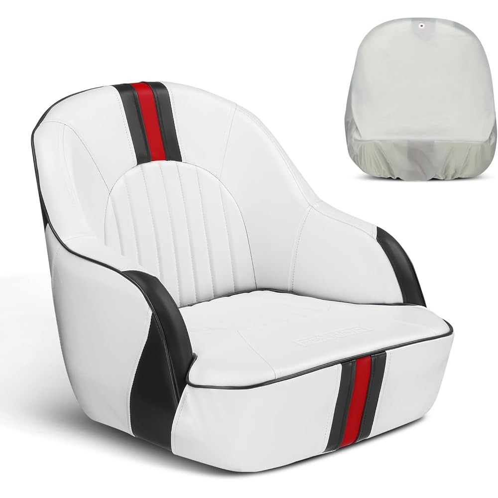 Waterproof Boat Captain Bucket Seat With Cover