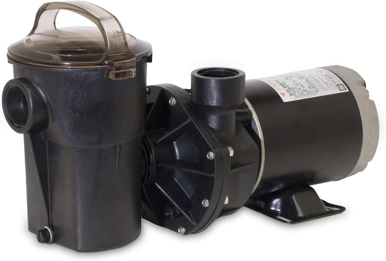 Hayward PowerFlo LX Above-Ground Pool Pump, 1.5 HP, Black - W3SP1580X15