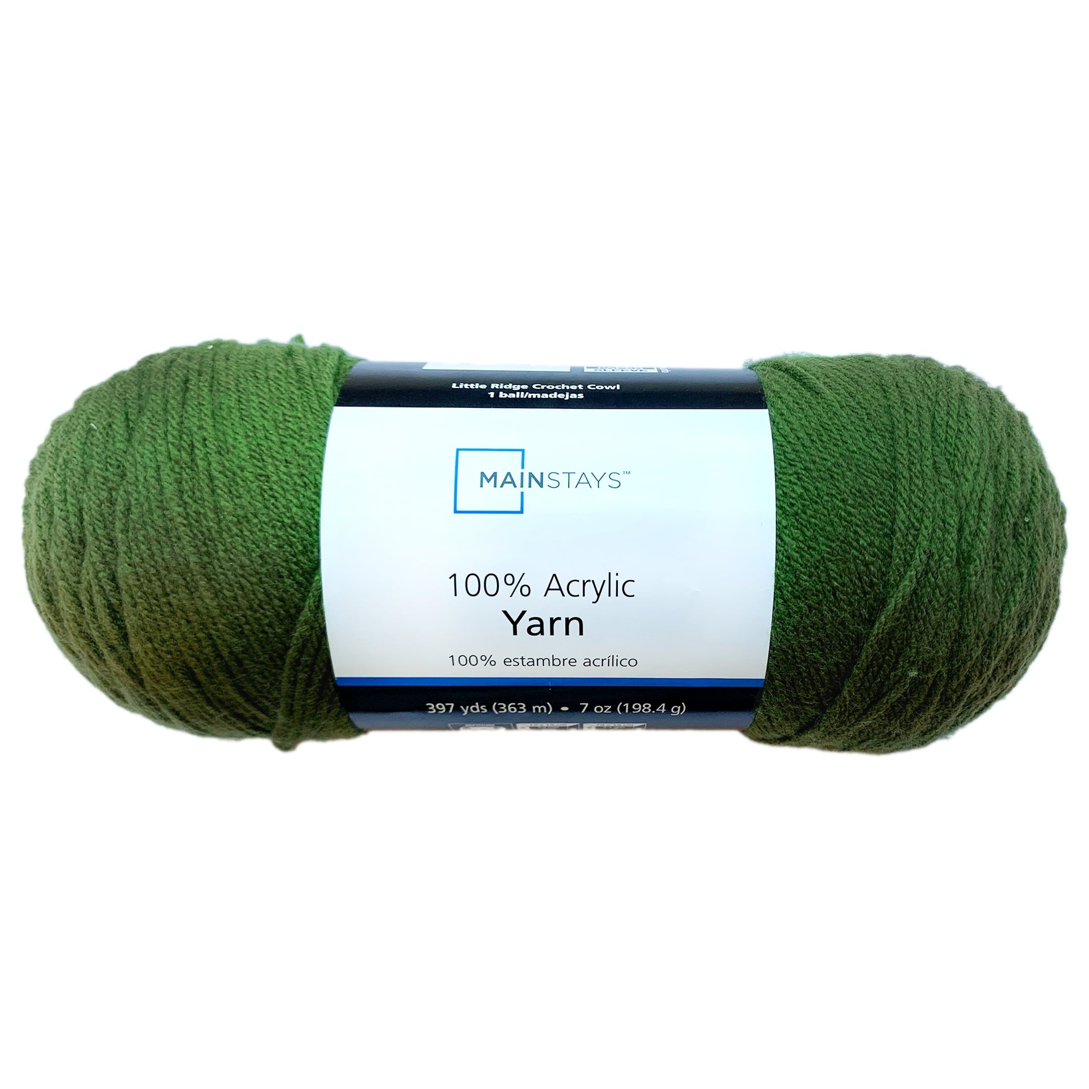 Mainstays Medium 4 Acrylic Yarn, 7 oz, 397 Yards