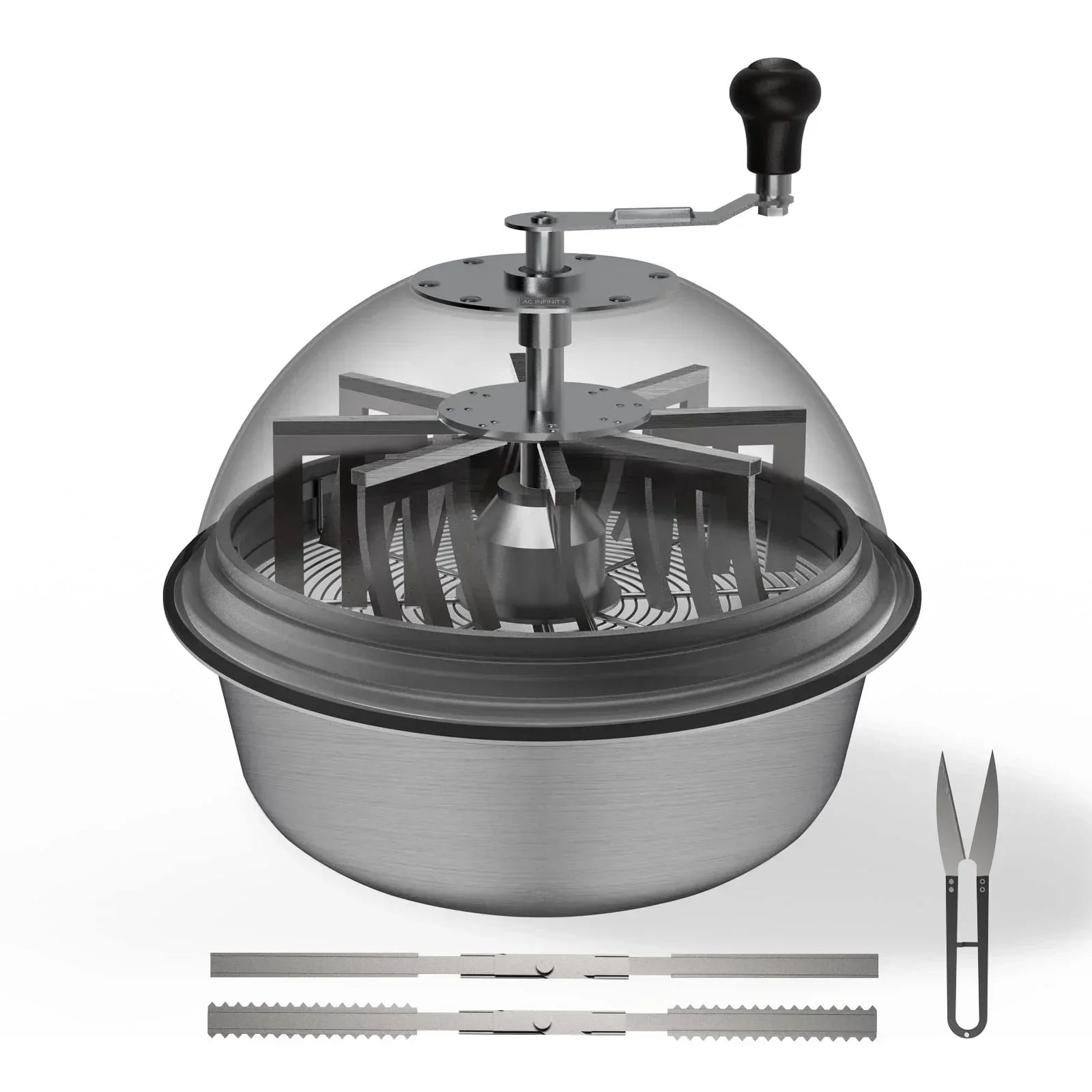 16in Bud Leaf Bowl Trimmer With Stainless Steel Blades
