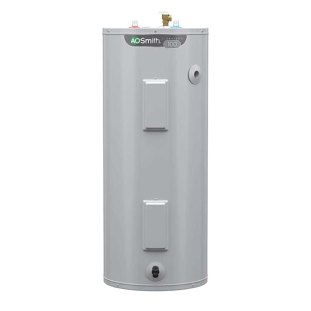 A.O. Smith Signature 100 40-Gallon Short 3800-Watt Double Element Electric Water Heater - E6-40R38D TTP