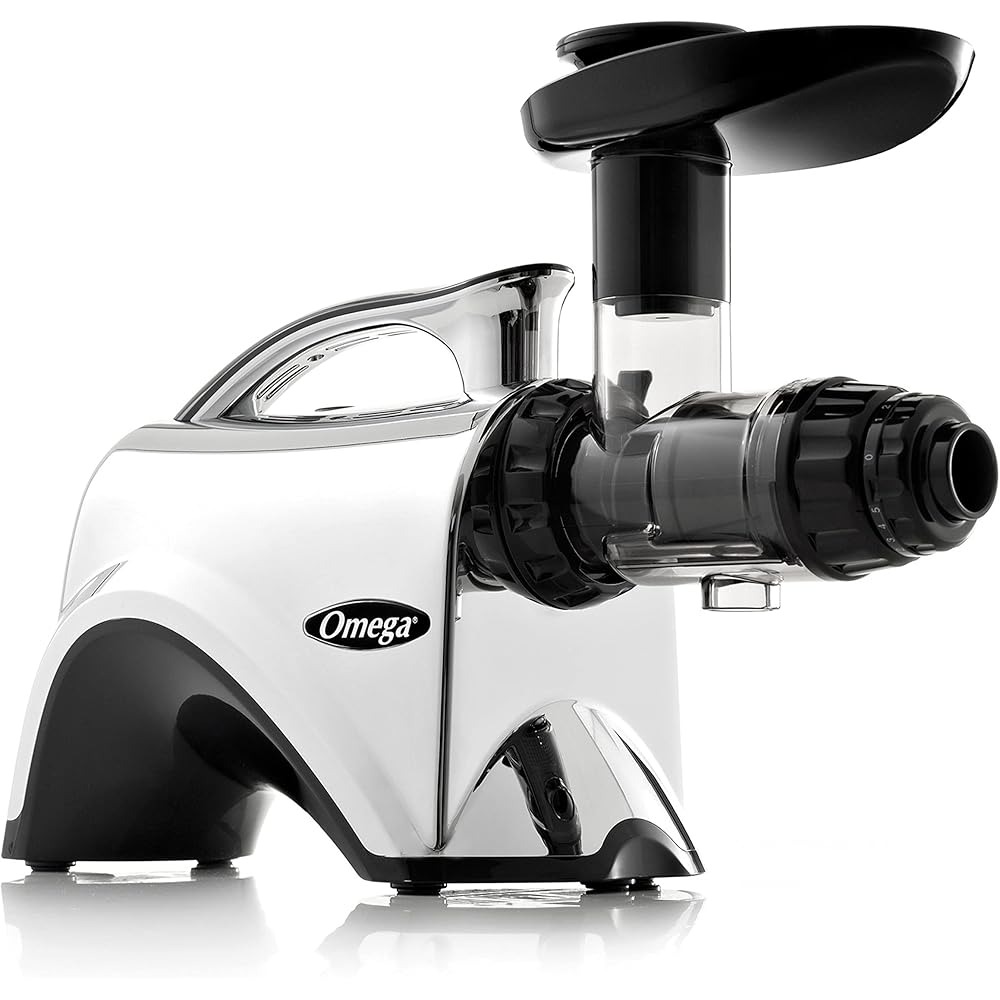 Omega Masticating Juicer, Metallic, 80 RPM, 150 Watts - NC900HD