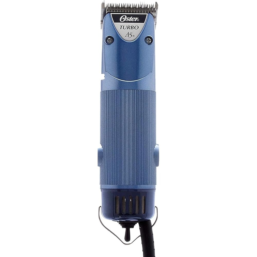 Oster Turbo A5 Heavy Duty Animal Grooming Clippers, Blue - A5