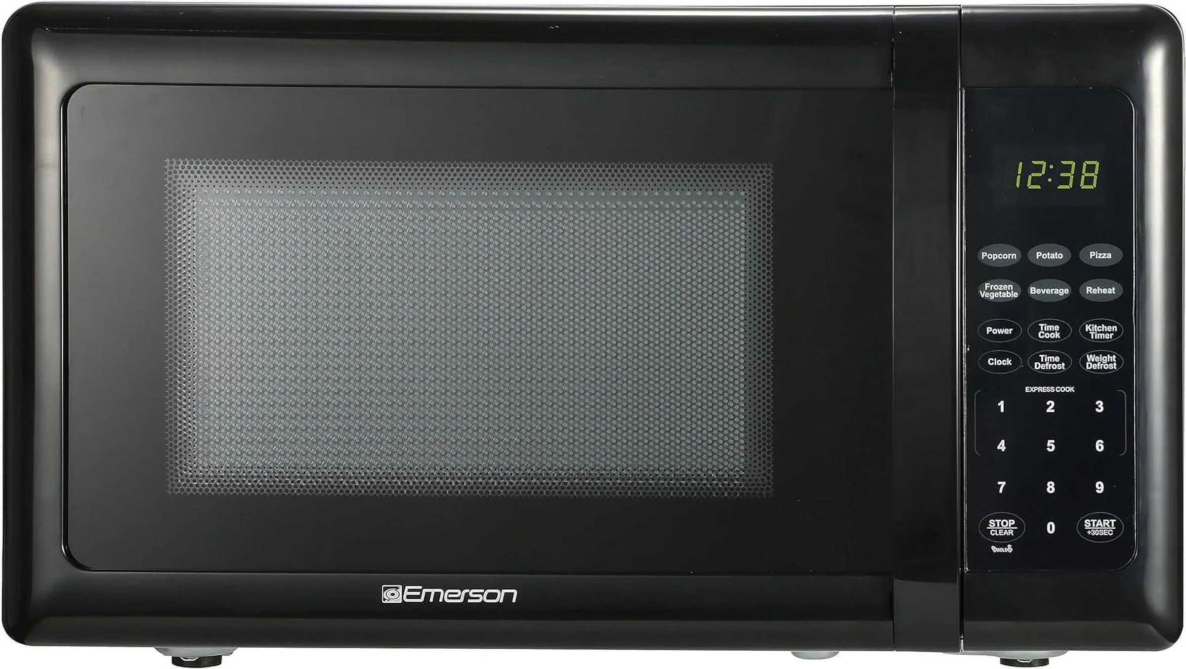 Compact Countertop Microwave Oven, 0.7 Cu. Ft., 700W, Black