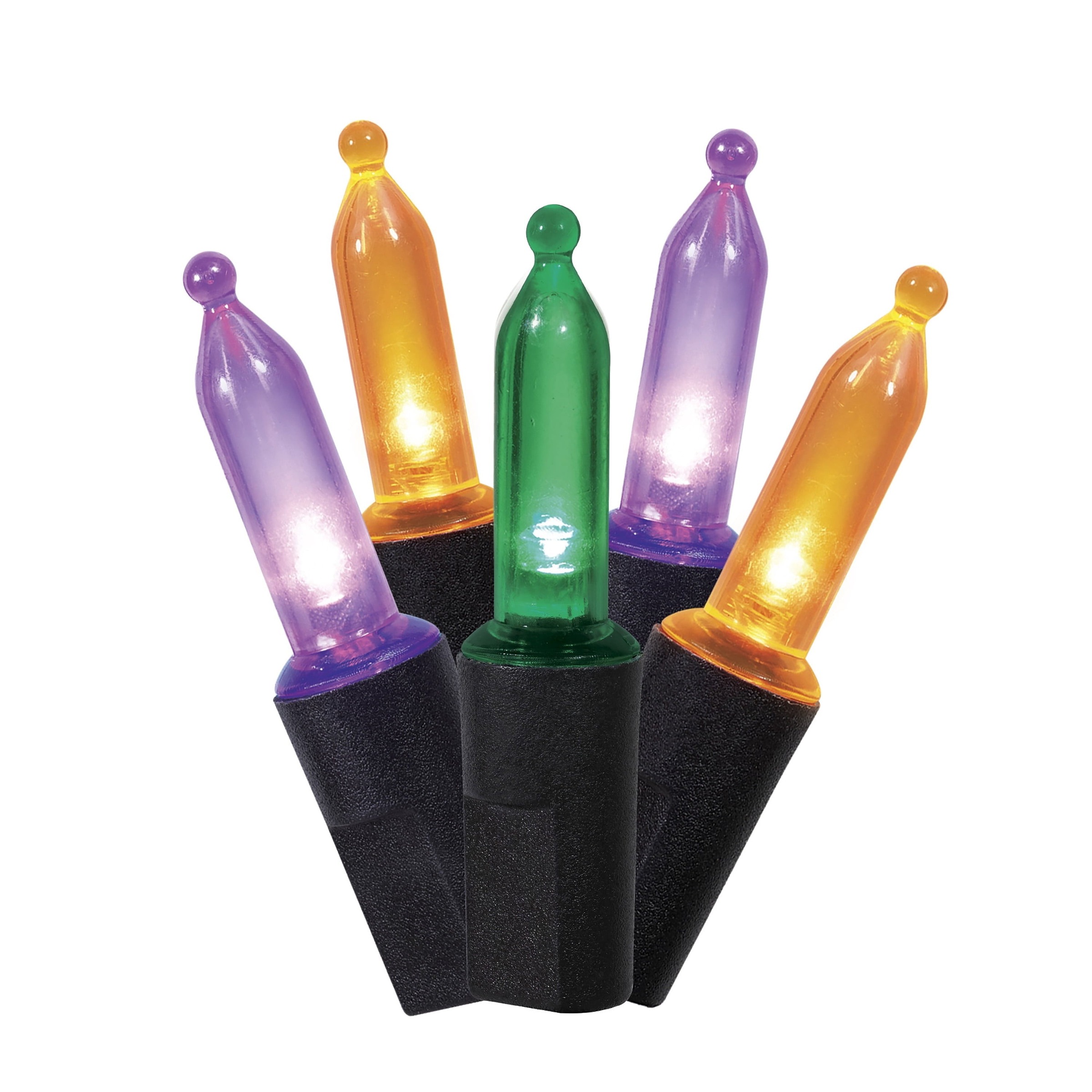 Indoor/Outdoor 50-Count LED Mini String Lights, 9.5', Halloween by Way To Celebrate