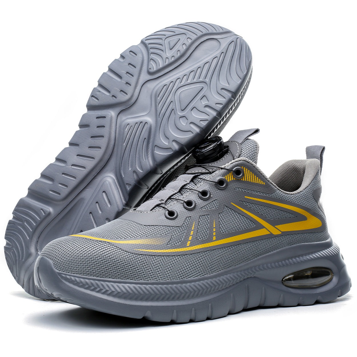 Dial Fit System & Air Cushioning Comfort Steel Toe Shoes