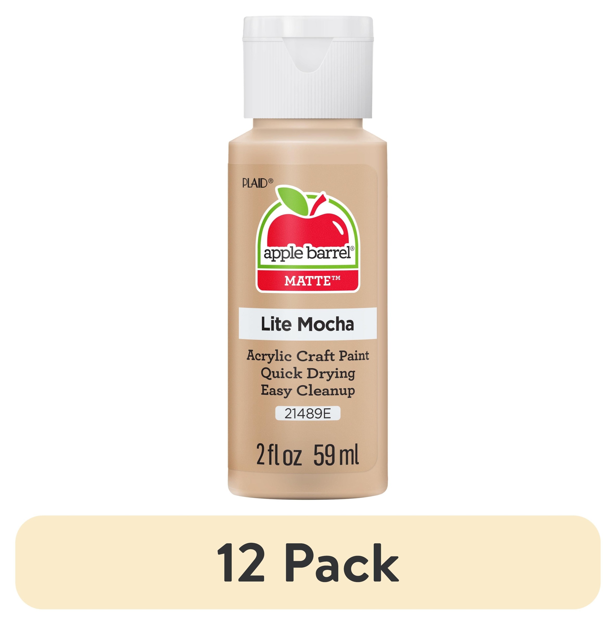 Apple Barrel Acrylic Craft Paint, Matte Finish, 2 fl oz