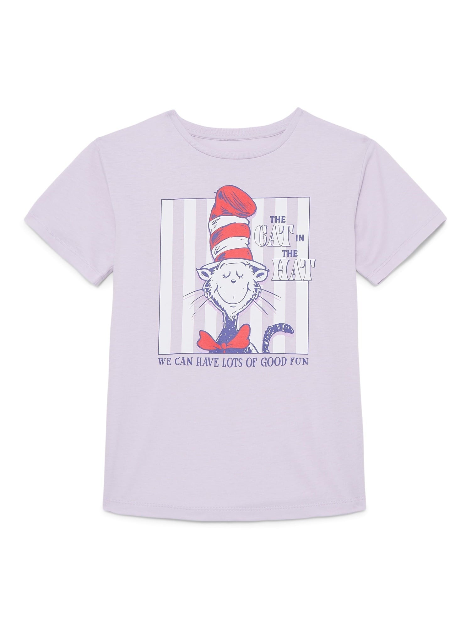Hello Kitty Animal Print Girls Short Sleeve Graphic T-Shirt, Sizes 4-16