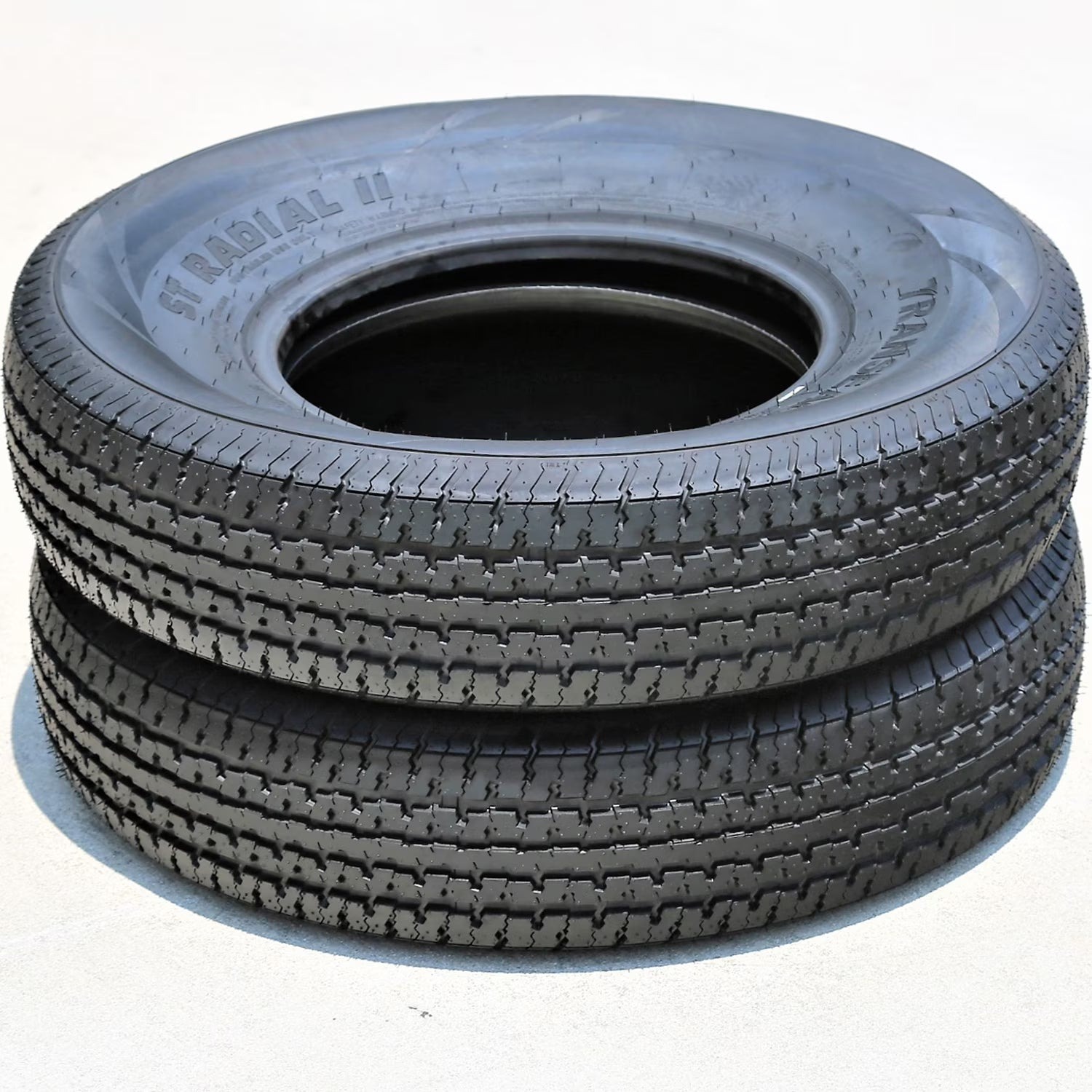 Transeagle ST Radial II Steel Belted Trailer Tires, ST205/75R15 107/102L Load Range D 8 Ply - Pair of 2