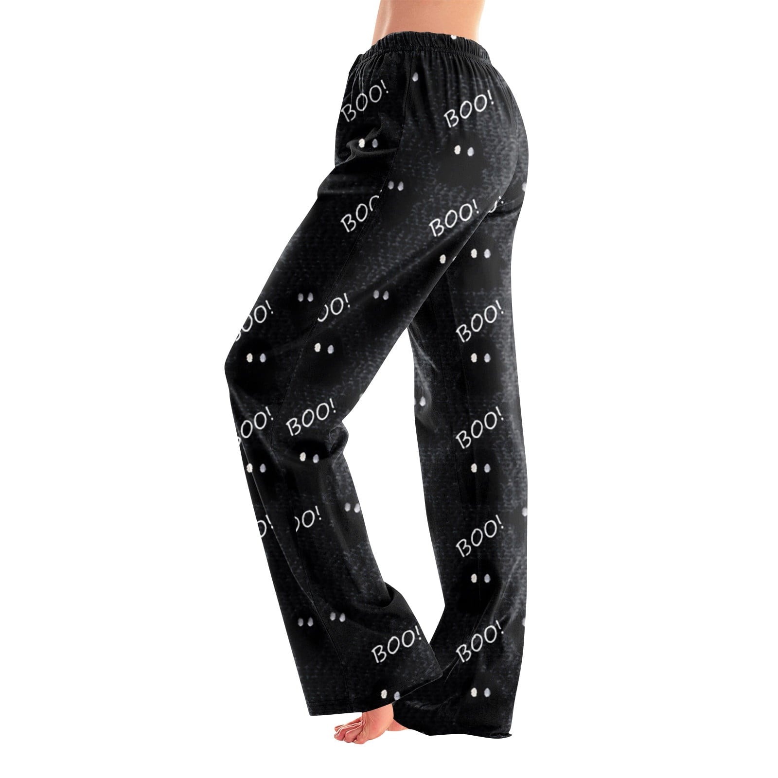 Hearthz Halloween Flannel Pajama Pants Women Plush Fuzzy Pajama Pants for Women Plaid Warm Cozy Pj Bottoms Lounge Pants Flannel Pants for Women