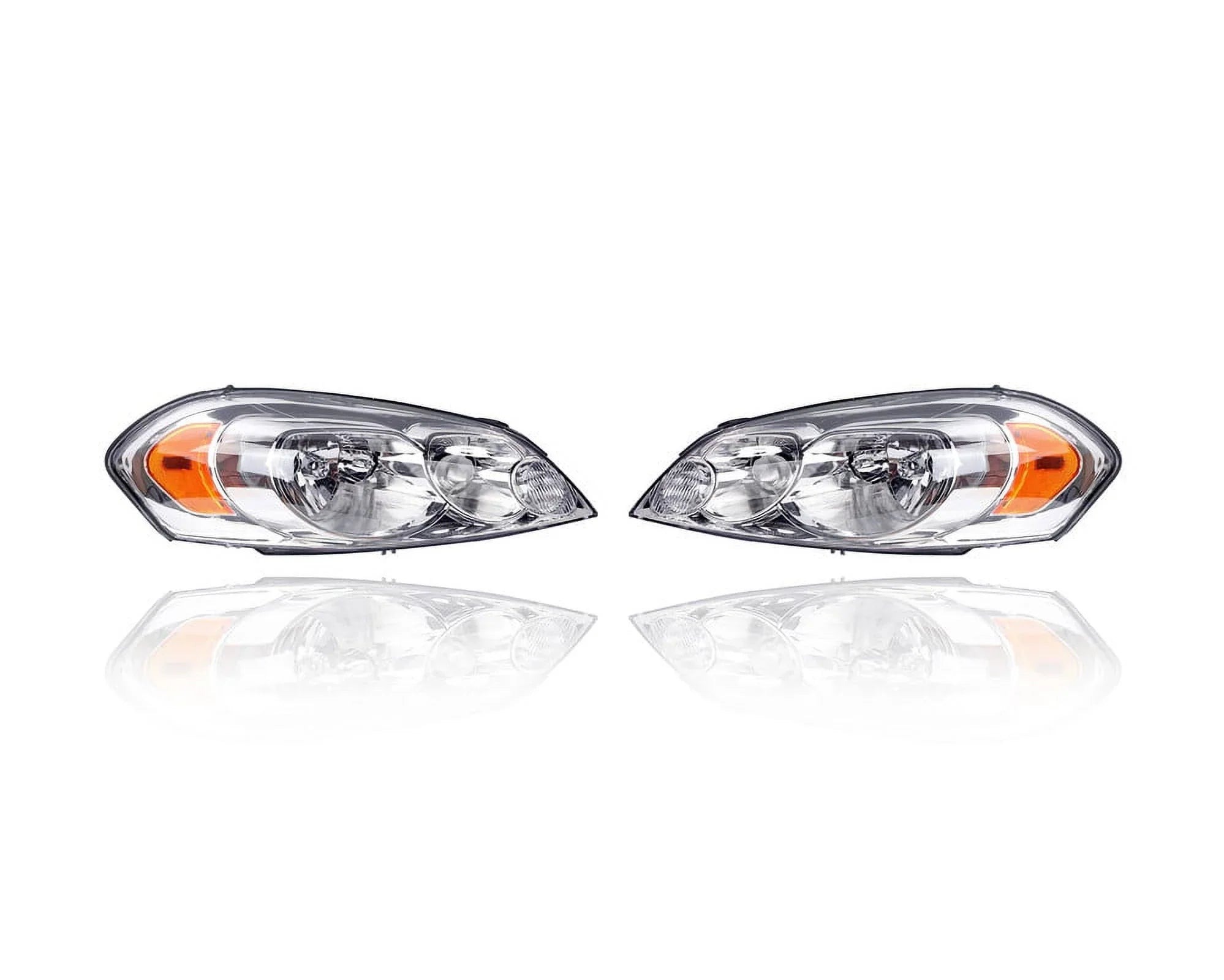 DEPO Headlight Assembly Pair for Chevrolet Impala and Monte Carlo - 25958360, 25958359