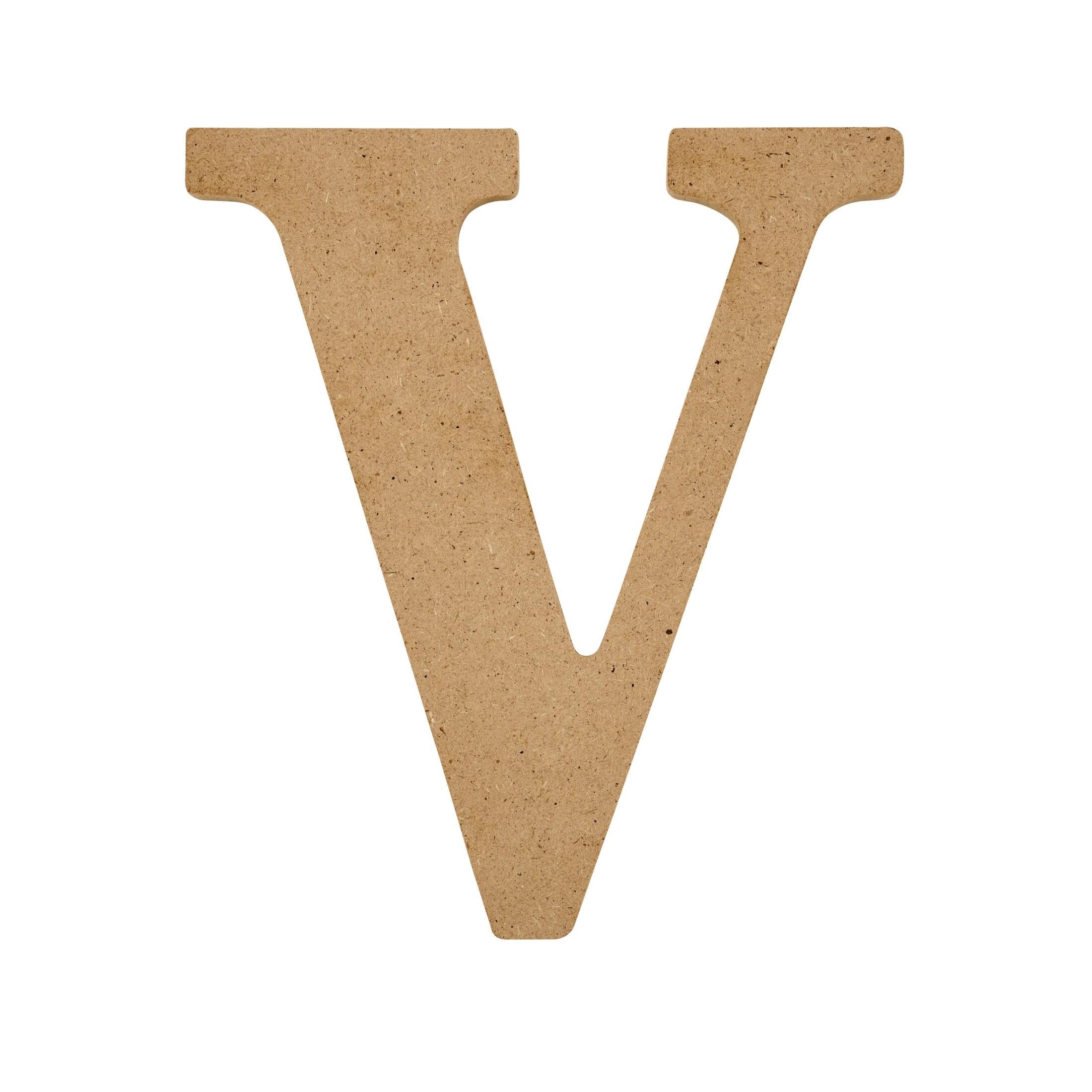 Plaid Unfinished Wood MDF 5" Letter for DIY Arts and Crafts