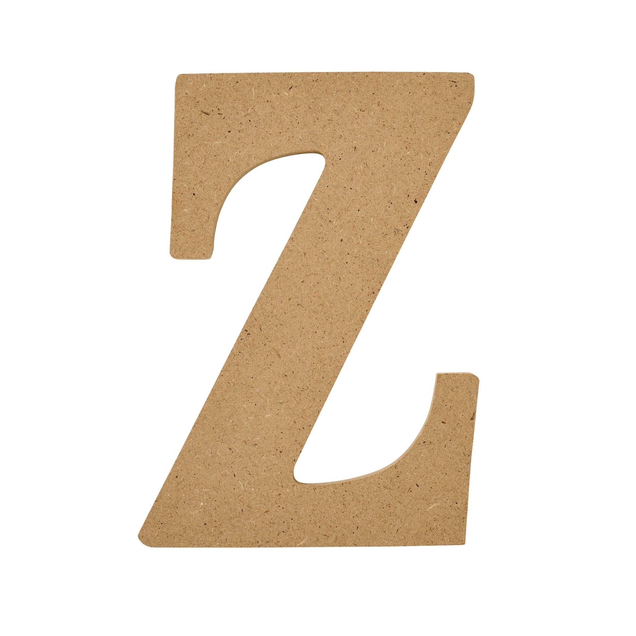 Plaid Unfinished Wood MDF 5" Letter for DIY Arts and Crafts