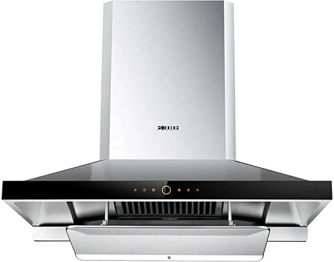 FOTILE Wall Mount Range Hood, 36 inch, 1000 CFM, Stainless Steel - Perimeter Vent Series
