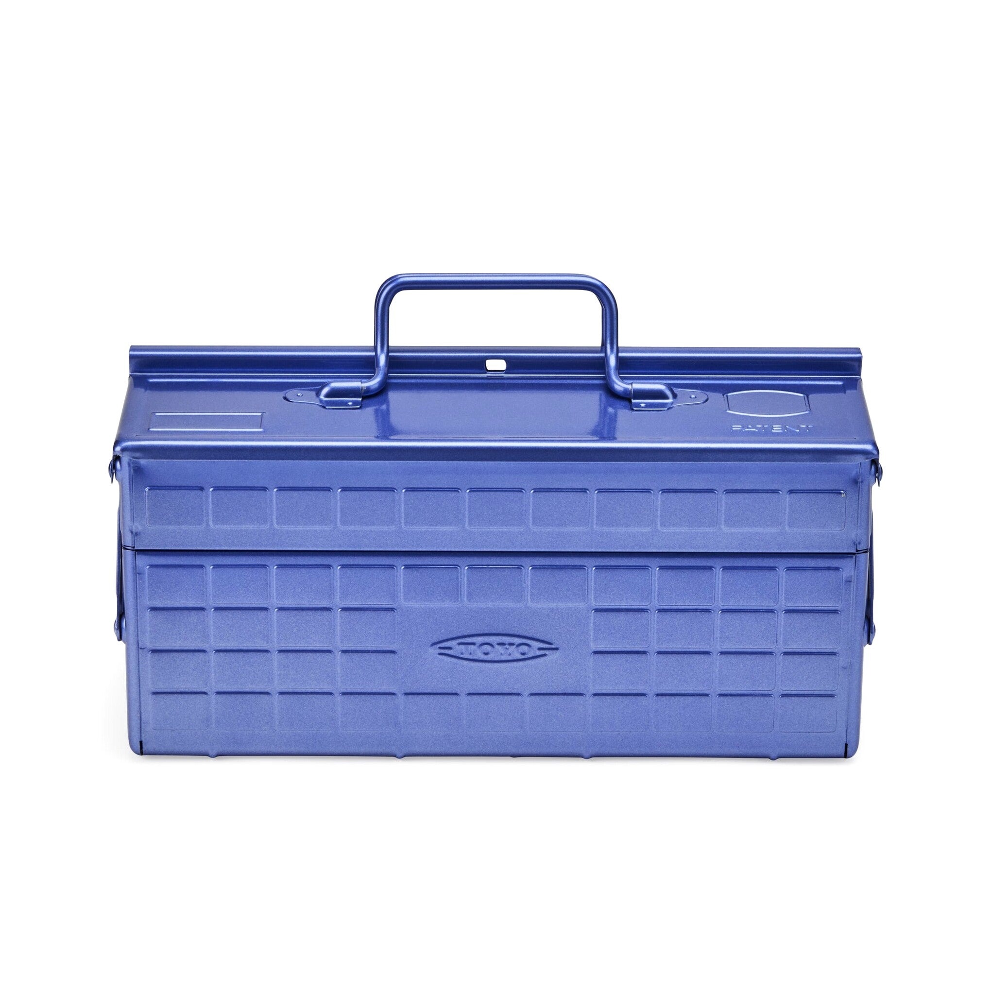 Toyo Steel Cantilever Tool Box, Metallic Periwinkle - ST-350