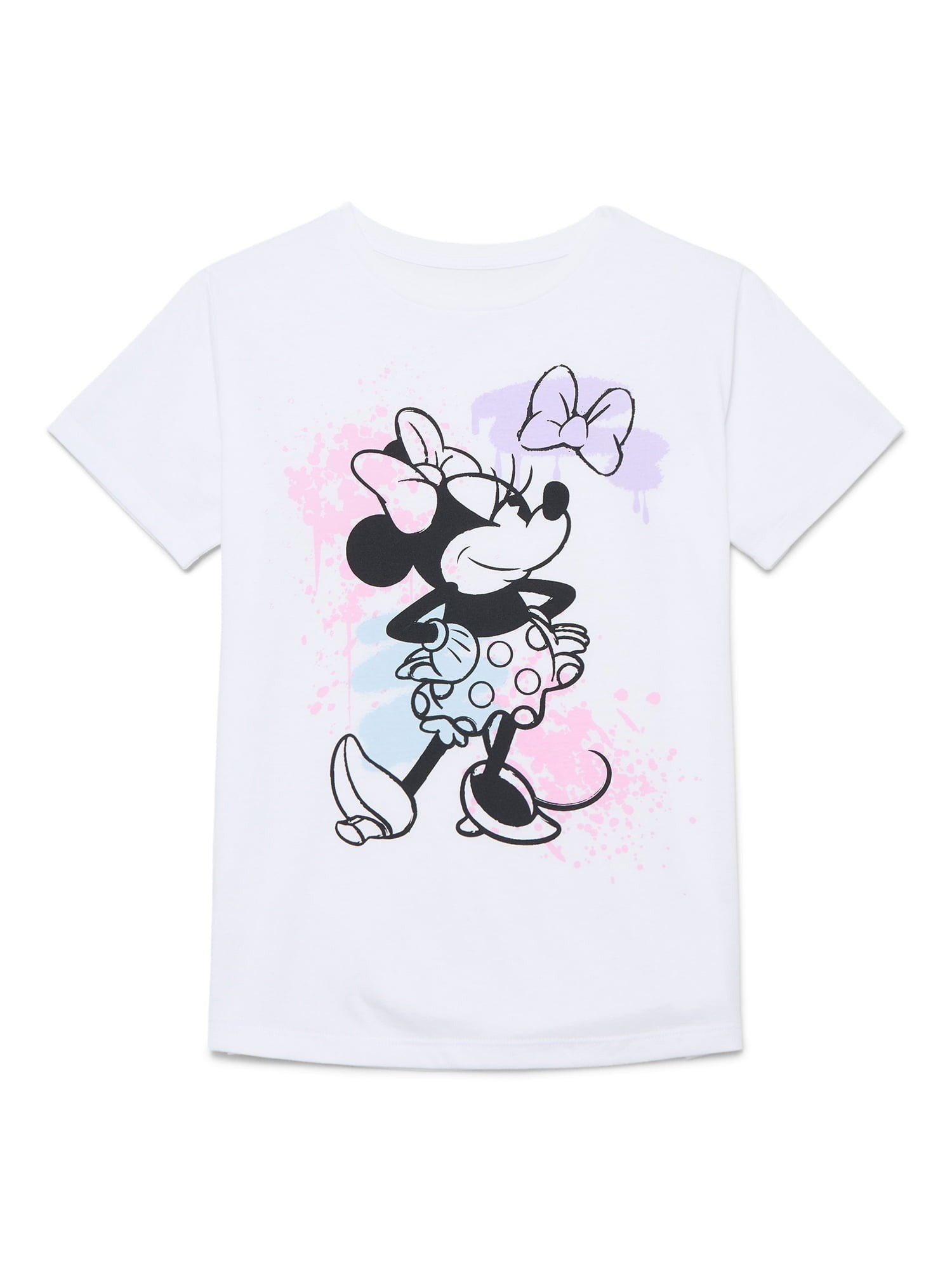Hello Kitty Animal Print Girls Short Sleeve Graphic T-Shirt, Sizes 4-16