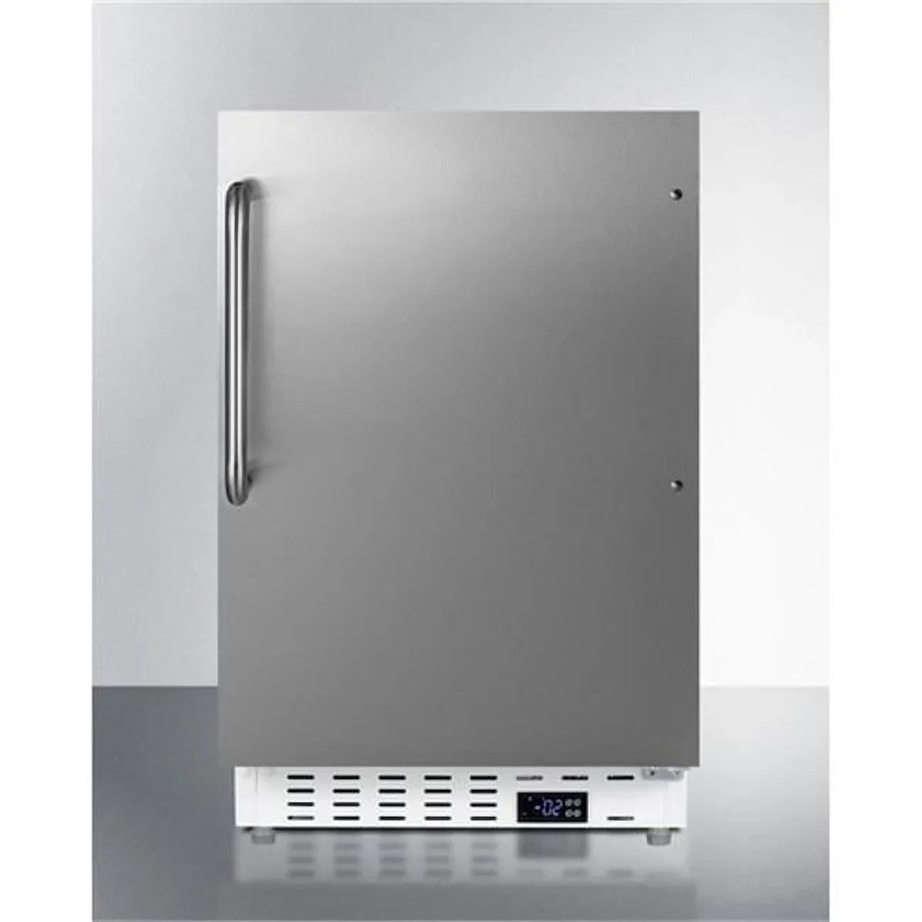 ADA Compliant Built-In Freestanding Manual Defrost All-Freezer, White Cabinet - 32 x 19.88 x 22.5 in