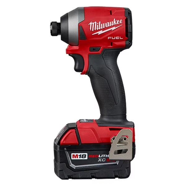 Milwaukee M18 Fuel 1/4 in 18V Hex Impact Driver Kit With (2) 5Ah Batteries, Charger And Carrying Case - 2853-22