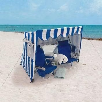 Sol Cabana Shelter Beach Tent With Sand Pockets