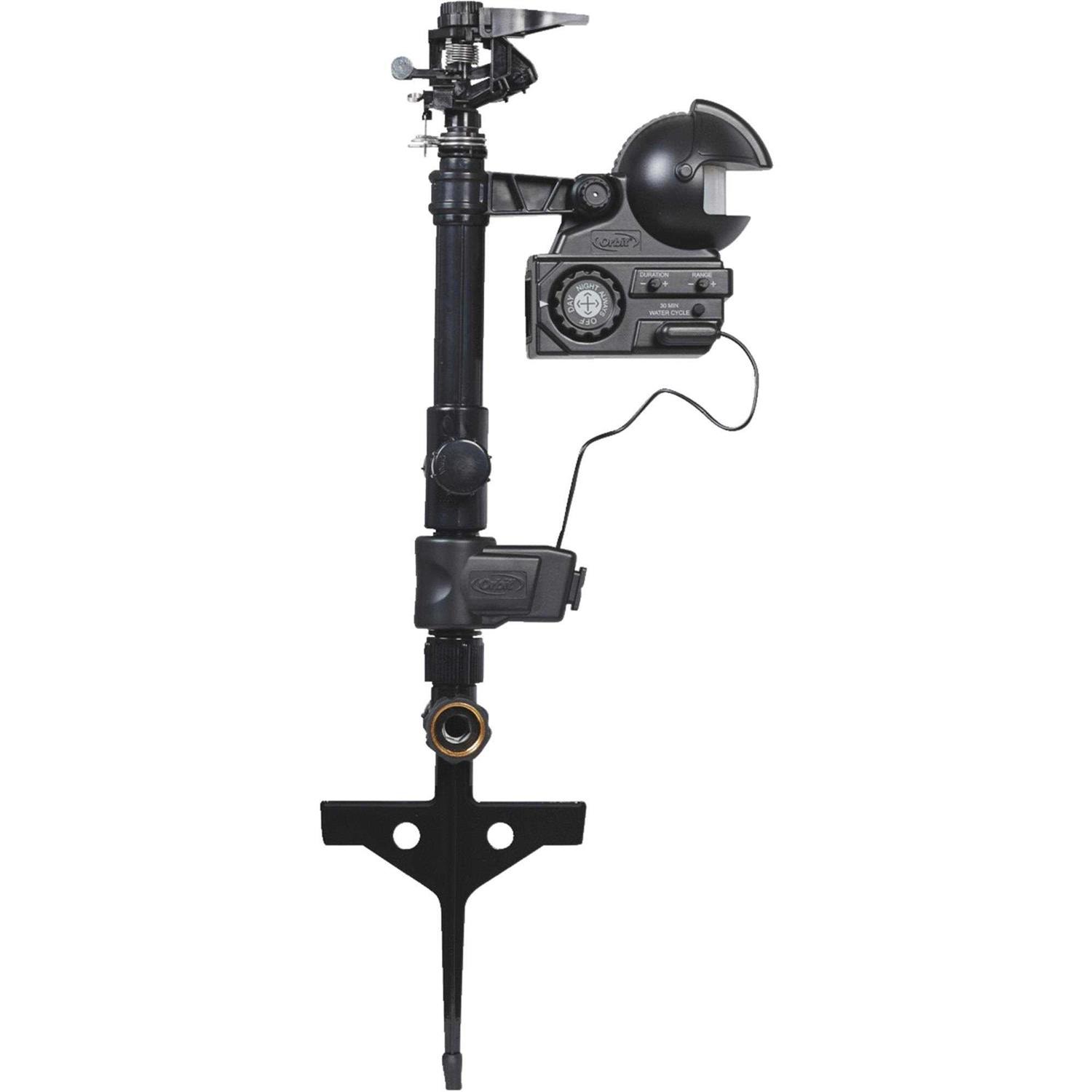 Orbit Motion Activated Yard Enforcer Sprinkler, 1600 Square Foot, 6.3 in W x 6.6 in D x 12.1 in H - 62100